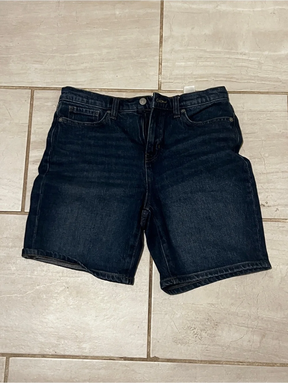 Banana Republic Factory Dark Indigo Denim Jean Shorts